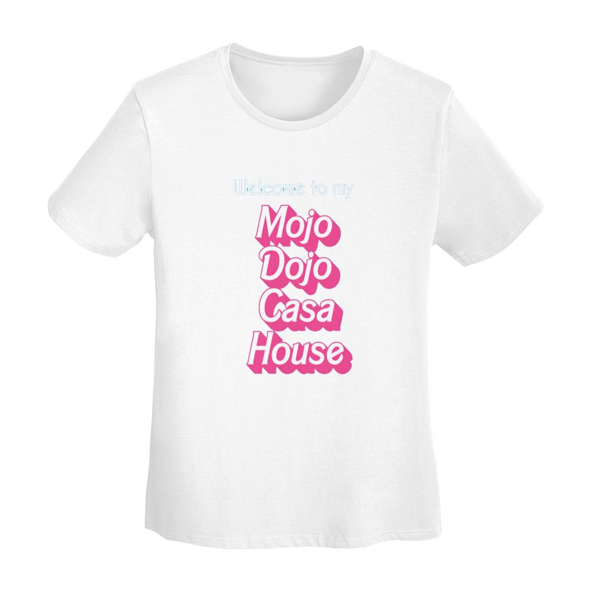 

Mojo Dojo Casa House TShirt Women Short Sleeve T Shirts Round Neck Clothes Cotton Summer Tees Streetwear S
