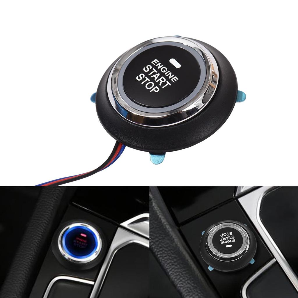 Car Alarm System, One Click Start System Push To Start Ignition One Click Stop