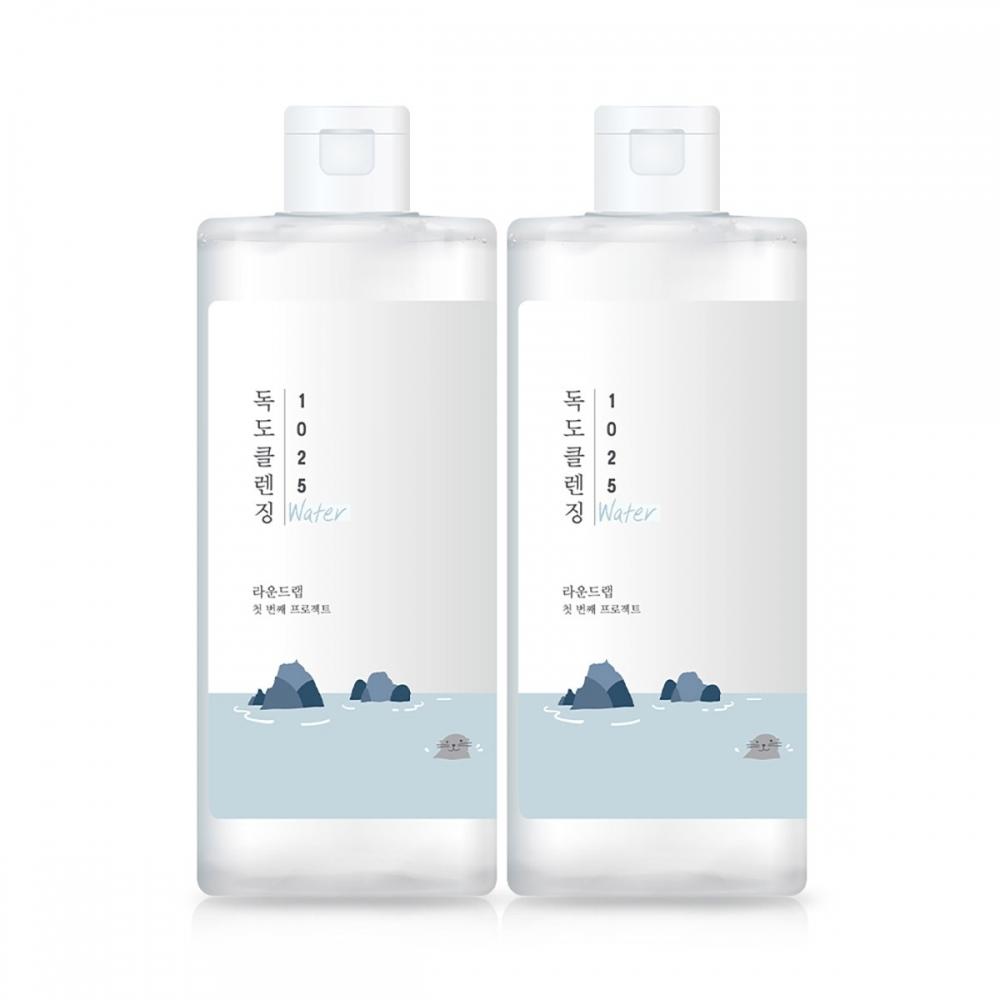 Round Lab 1025 Очищающая вода Dokdo 400 мл X 2