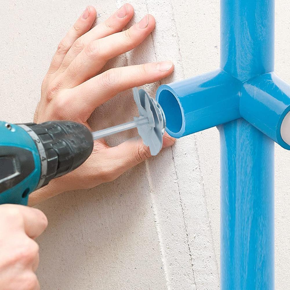 Steel Construction Plumbing Fitting Saver ABS PVC Pipe Pipe Reamer Tool Bit Socket Plumbing Work 0.5Inch