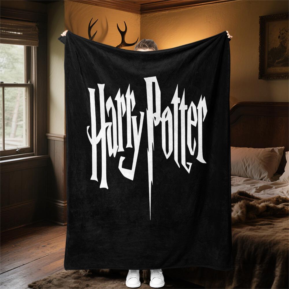 1pc Harry Potter Outdoor Flannel Throw Blanket All Season Soft Warmth,Home Decor 1031026