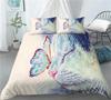 Kids Cat Duvet Cover Queen Size,Cartoon Kitten Sleeping on Crescent Moon Stars Night Dreams Polyester Comforter Cover for Kids