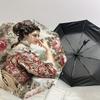 1PC Floral pattern, Victorian dress Umbrella-8-Rib Reinforced, Automatic Open, Lightweight & Durable, Cute Fashion Accessory for Outdoor, Beach, or Ca