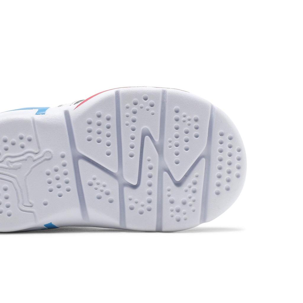 Air Jordan 6 Retro Little Flex Kleinkind 'Multi White' (Unisex) Weiße / Geistergrüne / Schwarze / Küsten-Kleinkindschuhe CT4417 103