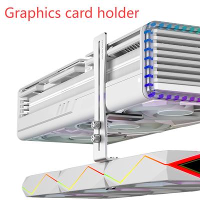 Computer Graphics Card Holder Rust Proof Graphics Card Support Frame Aluminum GPU Jack Bracket for DIY Computer Assembly