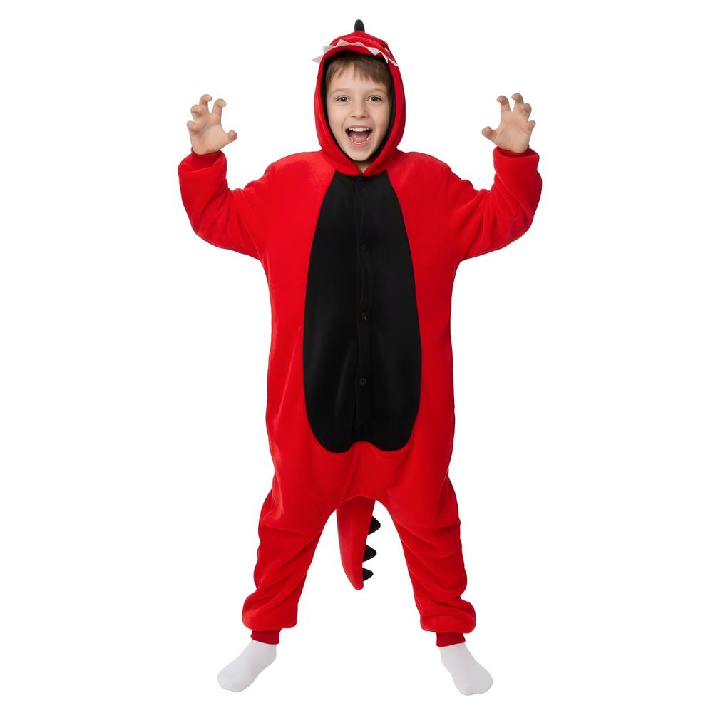 Onesie Kigurumi Pajamas Costume Dinosaur Children 135-145Cm