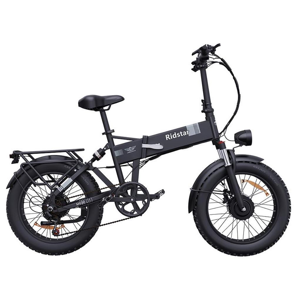 Elektrisches Fahrrad Ridstar H20 Pro 1000Wx2 Motor Faltbares Elektrofahrrad für Erwachsene 48V 23AH LCD-Display Höchstgeschwindigkeit 45 km/h 20"x4.0" Reifen