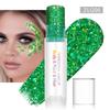 Stick Glitter Corpo, Pittura Facciale, Gel Paillettes, Trucco Sirena, Carnevale Festival Musicale, Capelli, Ombretto, Trucco.