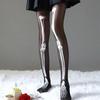 Women's Stockings Sexy Thin Black Thin Leggings Halloween Skeleton Silk Tights  Skull Print Pantyhose Cosplay Party