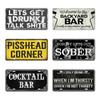 Vintage Wine Culture Metal Signs Wall Decor Licenses Plate Plaque Metal Vintage Tin Sign for Bar Pub Kitchen Dining Room