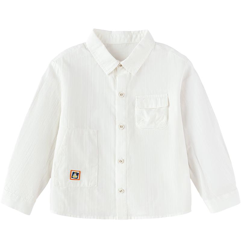 Balabala Kids Long Sleeve Cotton Shirt