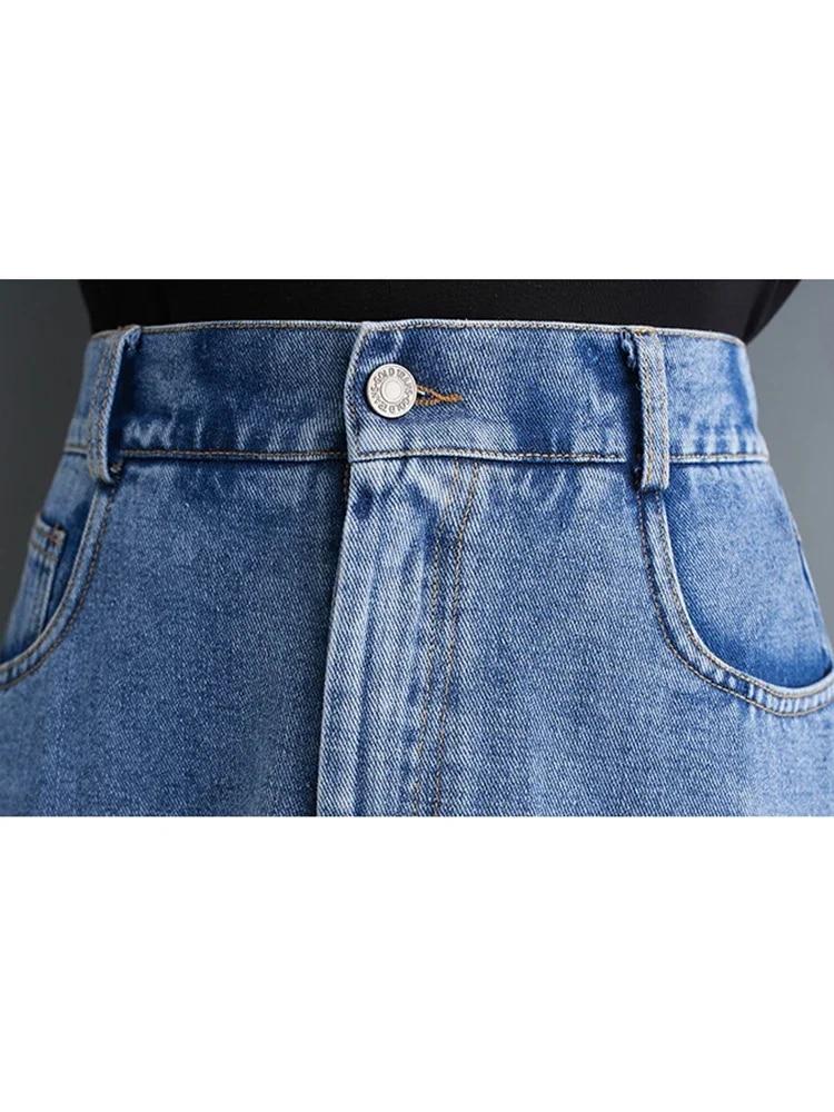 Xitao Patchwork Casual Plissee A-linie Rock Mode Einfachheit Temperament Winter Frauen Rock HQQ1989