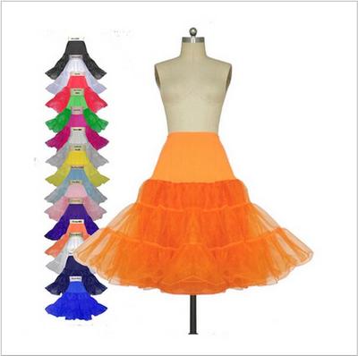 Puffy Short Organza Halloween Women Crinoline Vintage Bridal Petticoat for Wedding Evening Cosplay Underskirt Rockabilly Tutu