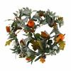 Artificial Pumpkin Maple Leaf Garland 67in Faux Vine Decorative Fall Harvest Fireplace Mantel Cabinet Hanging Ornament for Home