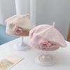 Infant Spring & Autumn Wool Beret - Cute Flower Knit Hat for Boys & Girls