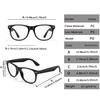 Classic Photochromic Reading Glasses Square Frame Anti Blue Light for Men Presbyopic Eyewear +150 +200