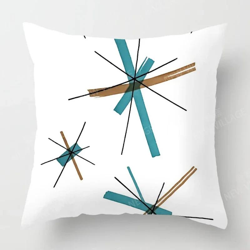 Nordic Fall Home Decor Autumn Throw Pillow Case Sofa Cushion Cover Modern X  X X  X Geometry