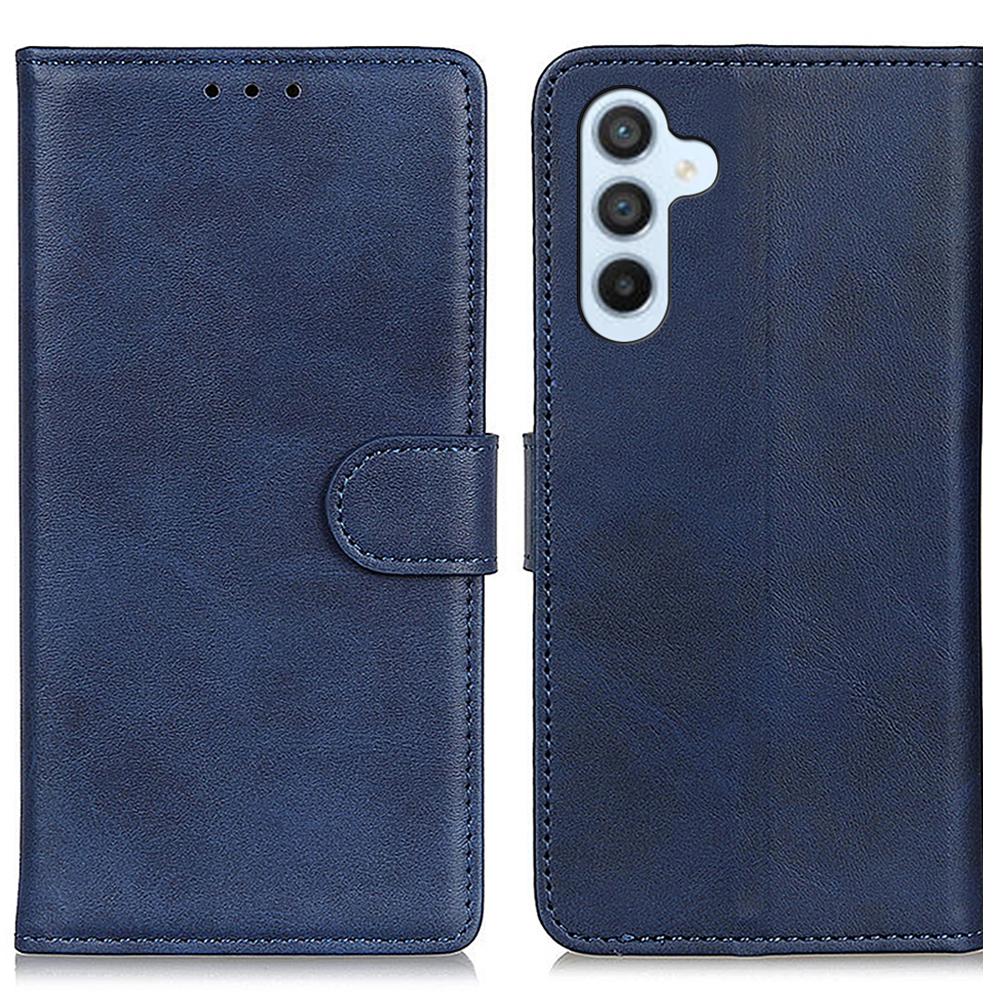 For Samsung Galaxy A36 5G Stand Wallet Case Cowhide Texture Leather Phone Cover