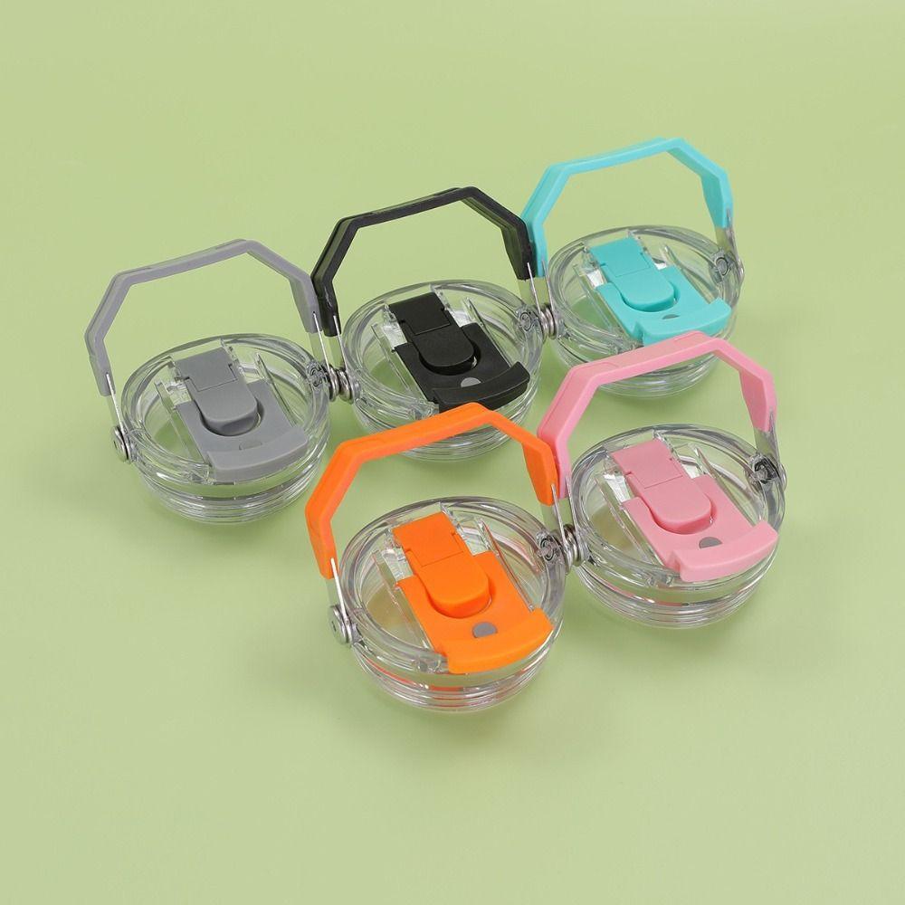 Splash Spill Proof Bottle Lid Replacement Multicolor Cup Lid Transparent Therms Cup Cap for Tyeso 600/750/900 ml