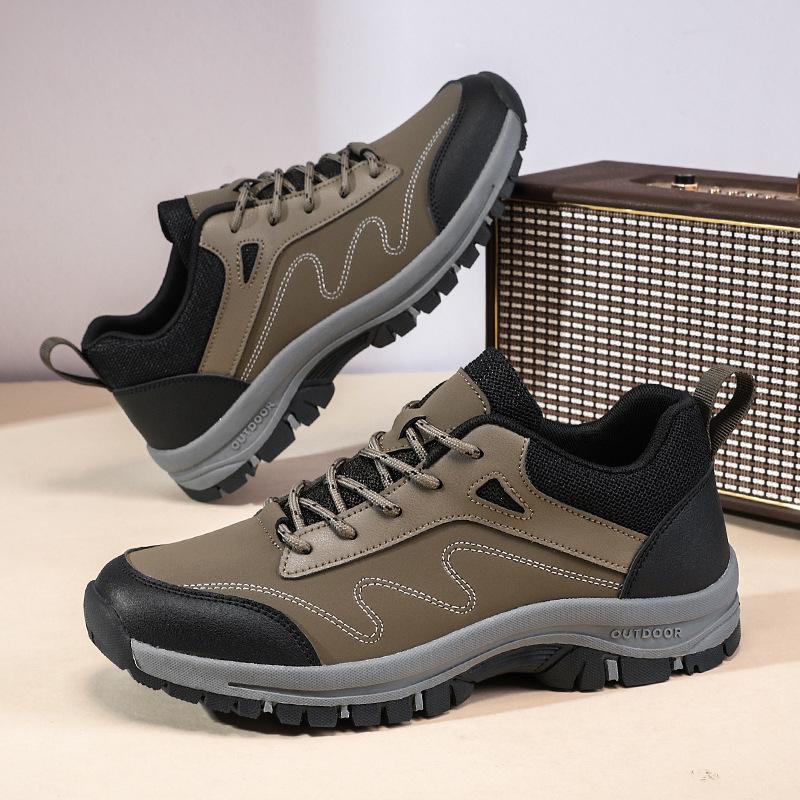 Autumn Men's Shoes Breathable Men's Outdoor Hiking Shoes Waterproof, Non-slip and Wear-resistant Hiking Shoes Men's Casual Sports Shoes
