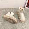 Snow Boots Women's Thick-soled Super Soft Muffin Velvet Thickened Waterproof and Non-slip Fur Integrated 2025 New Bread Short Boots
