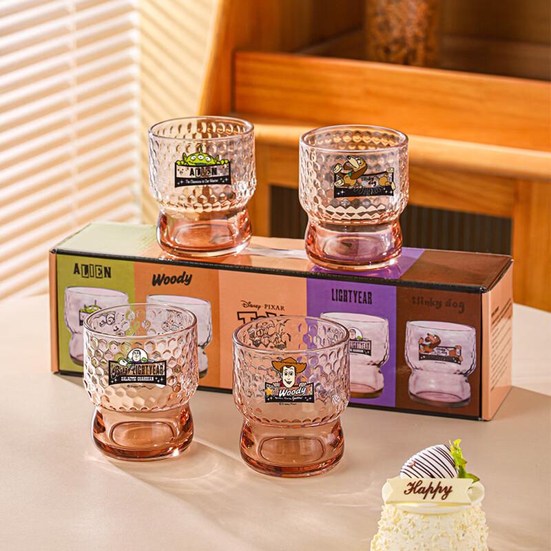 Disney Toy Story Retro Polka Dot Glass Cup Set