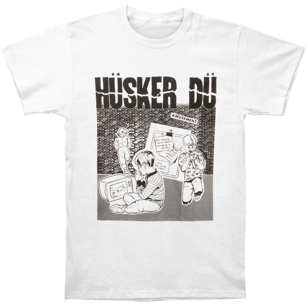 Mens Husker Du Amusement T-shirt XXX-Large White XXXXL