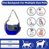 1Pc Dog Out backpack,Dog Sling Carrier Breathable Mesh Travel Crossbody Bag For Puppy Cat Hiking Camping