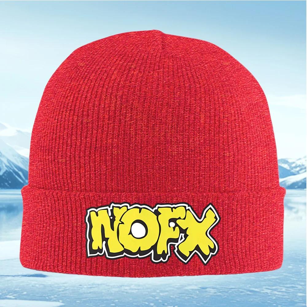 

Yellow letters black outline white details Knitted Hat Unisex Women Unisex Beanie Pullover Cap Winter Thermal Warm Christmas Outdoo