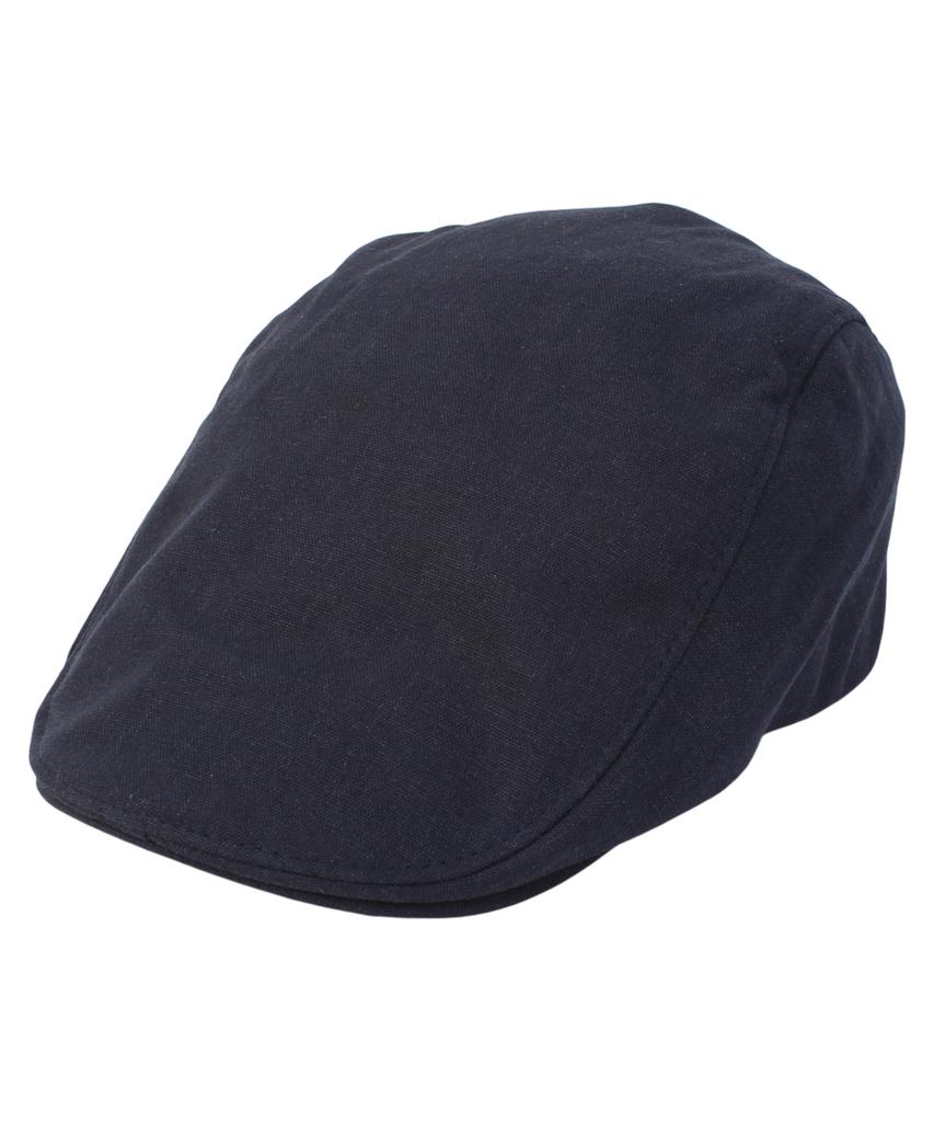 Simple Linen Navy Hunting Cap