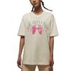 New Jordan SS25 Drop Shoulder Sleeve T Shirt Women's Sail White IB7032-133