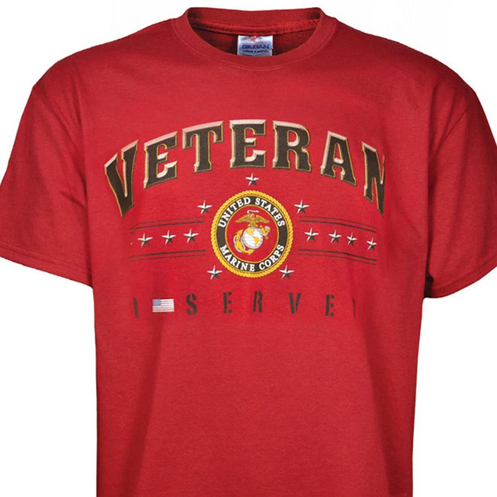 United States Marines Veteran I Served Tee new T shirt Red Officially licensed 2XL