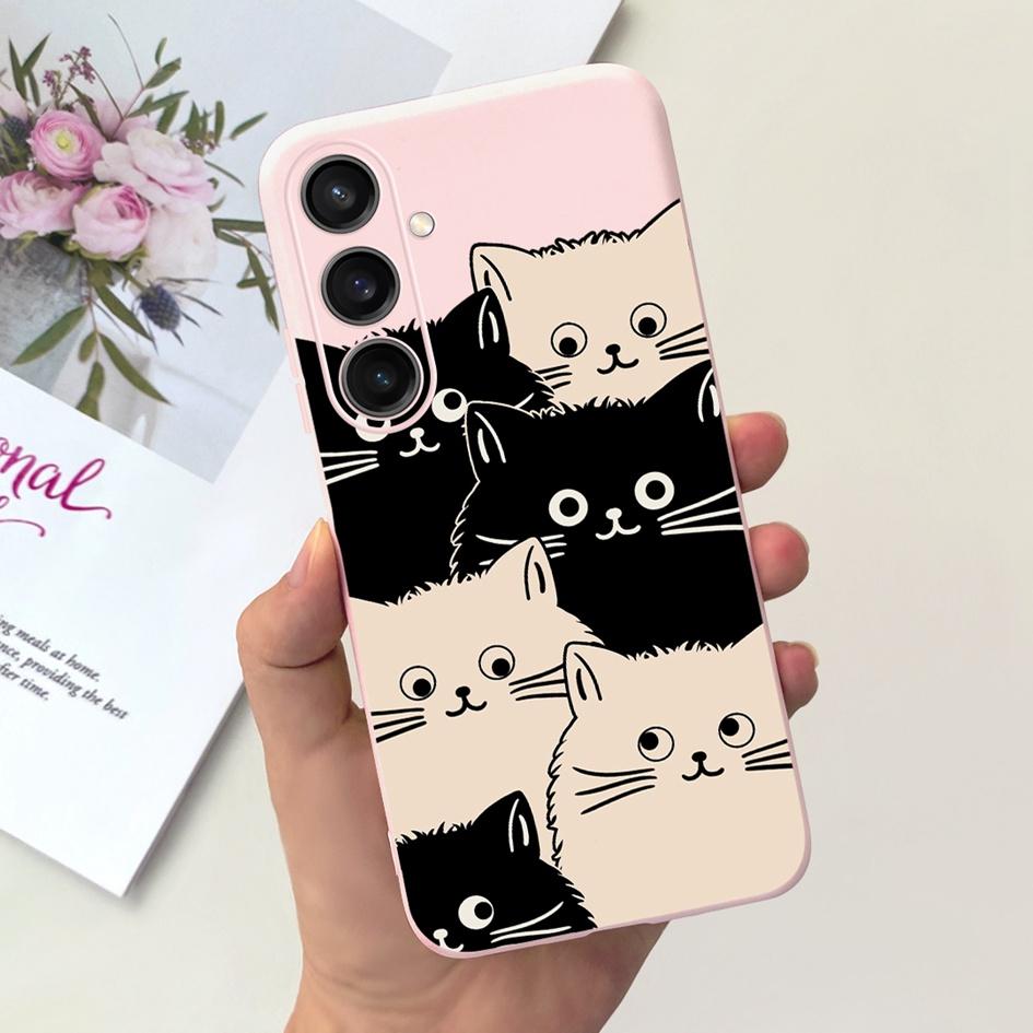 For Samsung Galaxy A25 2023 Case SM-A256B Cover Popular Flower Cartoon Soft Silicone Funda For Samsung A35 A25 5G A 25 Protector