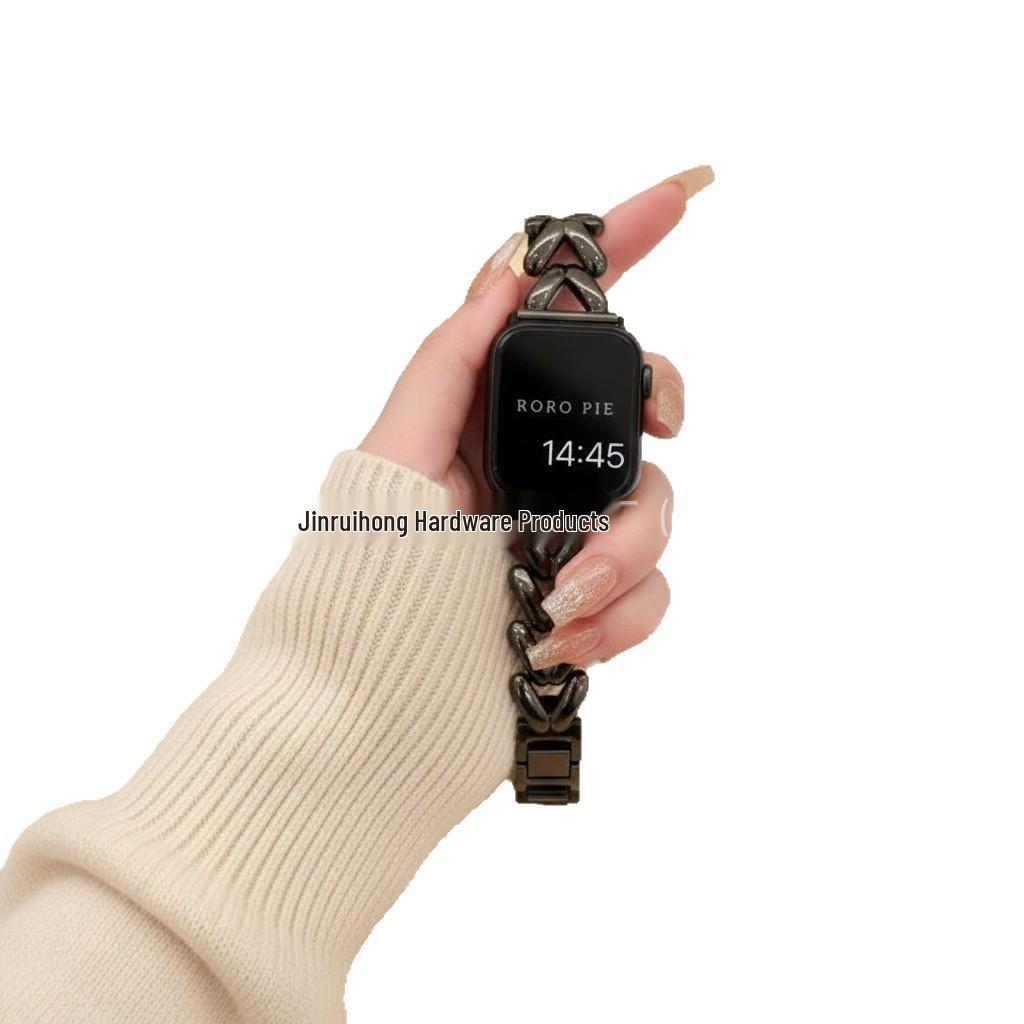 V-förmiges Herz Apple Watch Armband - Kompatibel mit iWatch, Huawei, Samsung Modebändern