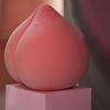 Handheld Male Masturbation Cup with 3D Textured Interior Peach-Shaped Penis Suction Masturbator Training Sex Toy