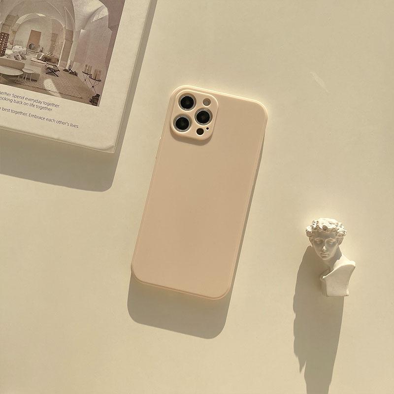 Simple Solid Color 16 Apple 14Pro Max Imitation Original Liquid Silicone Iphone15 Phone Case X Suitable for 11 Soft 13