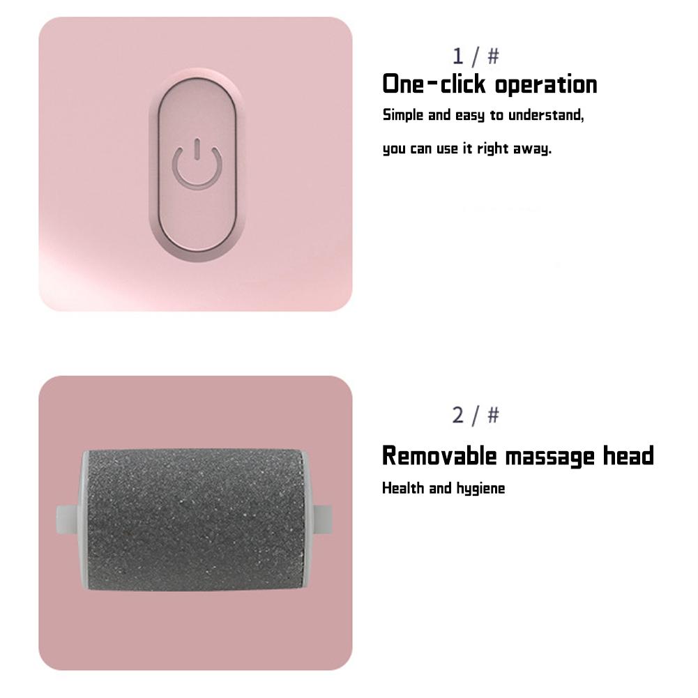 Pedicure Elettrico Automatico Domestico Doppia Velocità Rimuovi Calli Staccabile Lavabile Esfoliante