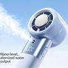 Handheld Mist Cooling Fan Cold Compress Portable Rechargeable Mini Spray Fan LED Digital Display for Outdoor Travel Makeup