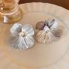 French Retro Pearl Geometric Stud Earrings - Exaggerated, High-End Fashion for Women