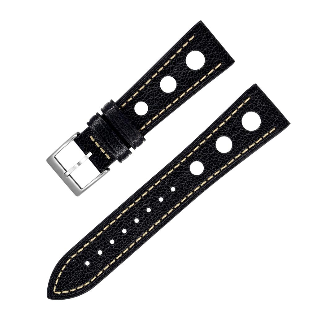 Suitable For Cardi 20 Watch Chain, French Goat Leather Strap, Thin Leather Strap, Unisex Watch Strap