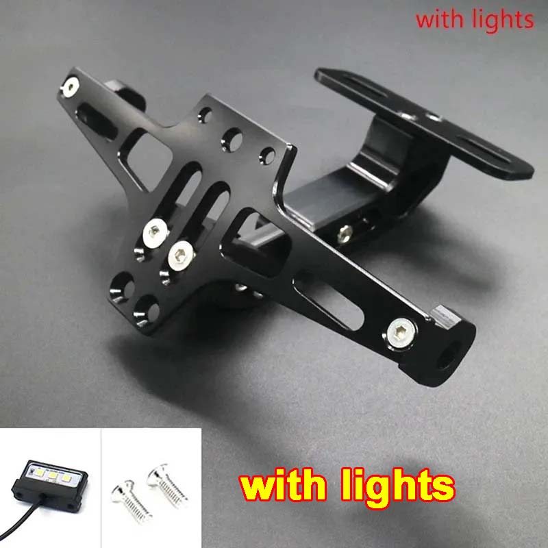 Motorcycle Rear License Plate Mount Holder Turn Signal Lights For Kawasaki Z750 Z800 Honda Yamaha MT07 MT09 MT10 R1 Accessores