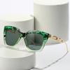 Square Sunglasses, Personalized Large Frame Square Chain Glasses, Sunglasses For Women