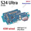 USB Board Dock Charger Connector Port Flex Cable For Samsung Galaxy Korea S25 S24 S23 S22 S21 S20 Plus Ultra G991N S931N Korea