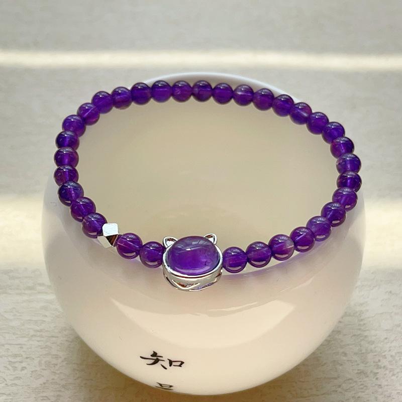 Amethyst, bracelet, women's amethyst bracelet for Valentine's Day.