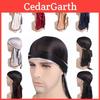 Chapéu Bandana Unissex Estiloso de Cetim Com Durag Macio Sedoso e Design Respirável