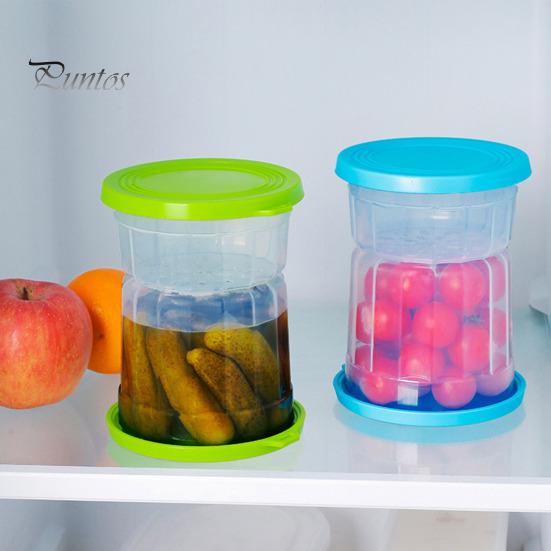 Hourglass Pickle Jar Pickle Juice Separator Food Grade BPA Free Leak Resistant Airtight Pickle Organizer Storage Jar
