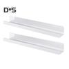 2Pcs Magnetic Bookshelf Whiteboard Reusable Metal Display Stand with Strong Magnetism Floating Book Holder