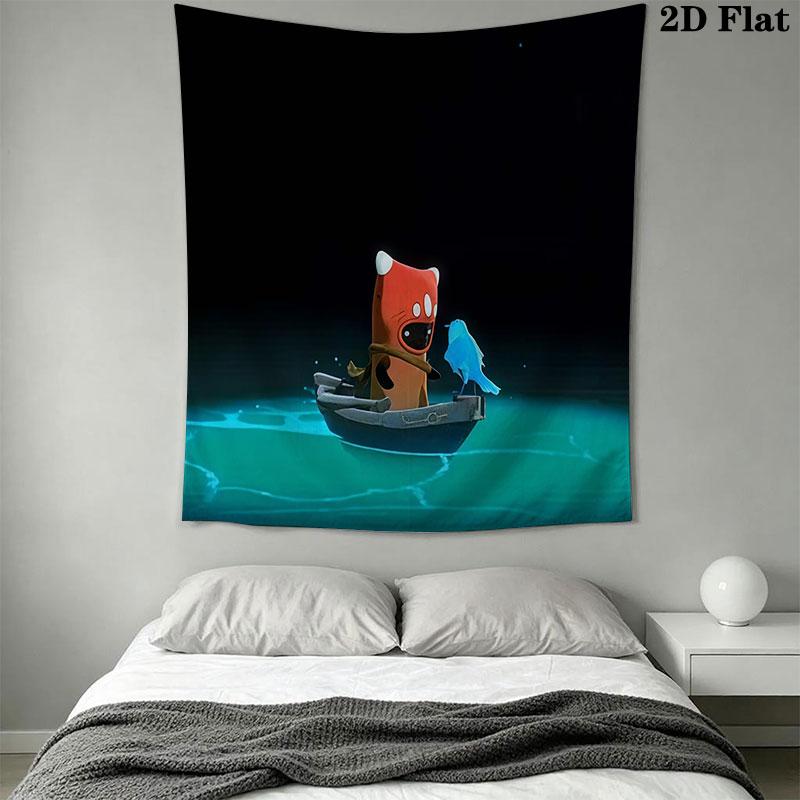 The Last Campfire Wall Hanging Printed Fabric Blanket Decorative Tapestries for Bedroom Living Room Home Decor