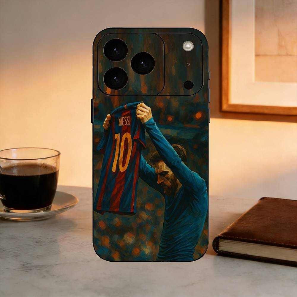 LIONEL Leo Messi-i F-Football Phone Case For iPhone 17,16,15,14,13,12,11 Plus,Pro Max,XS,Soft Silicone Black Cover