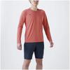 Mizuno Baked Apple Long Sleeve Training Size 32MA0540 Men's Shirt, 2XL,